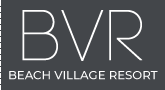 Beach Village Resort white logo